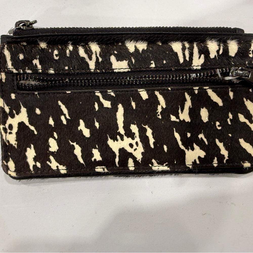 Aimee Kestenberg Cow Print Patterned Wallet